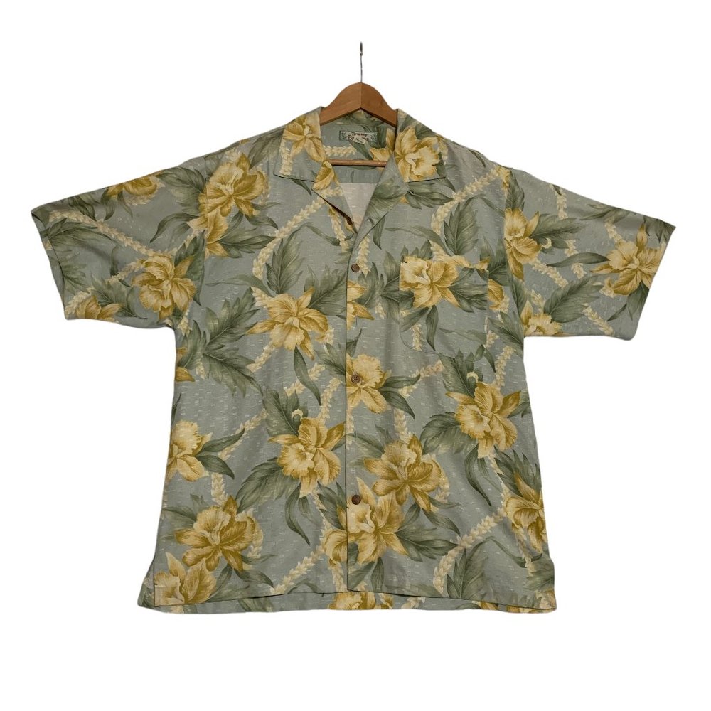 Tommy Bahama Silk Hawaiian Button Down Shirt